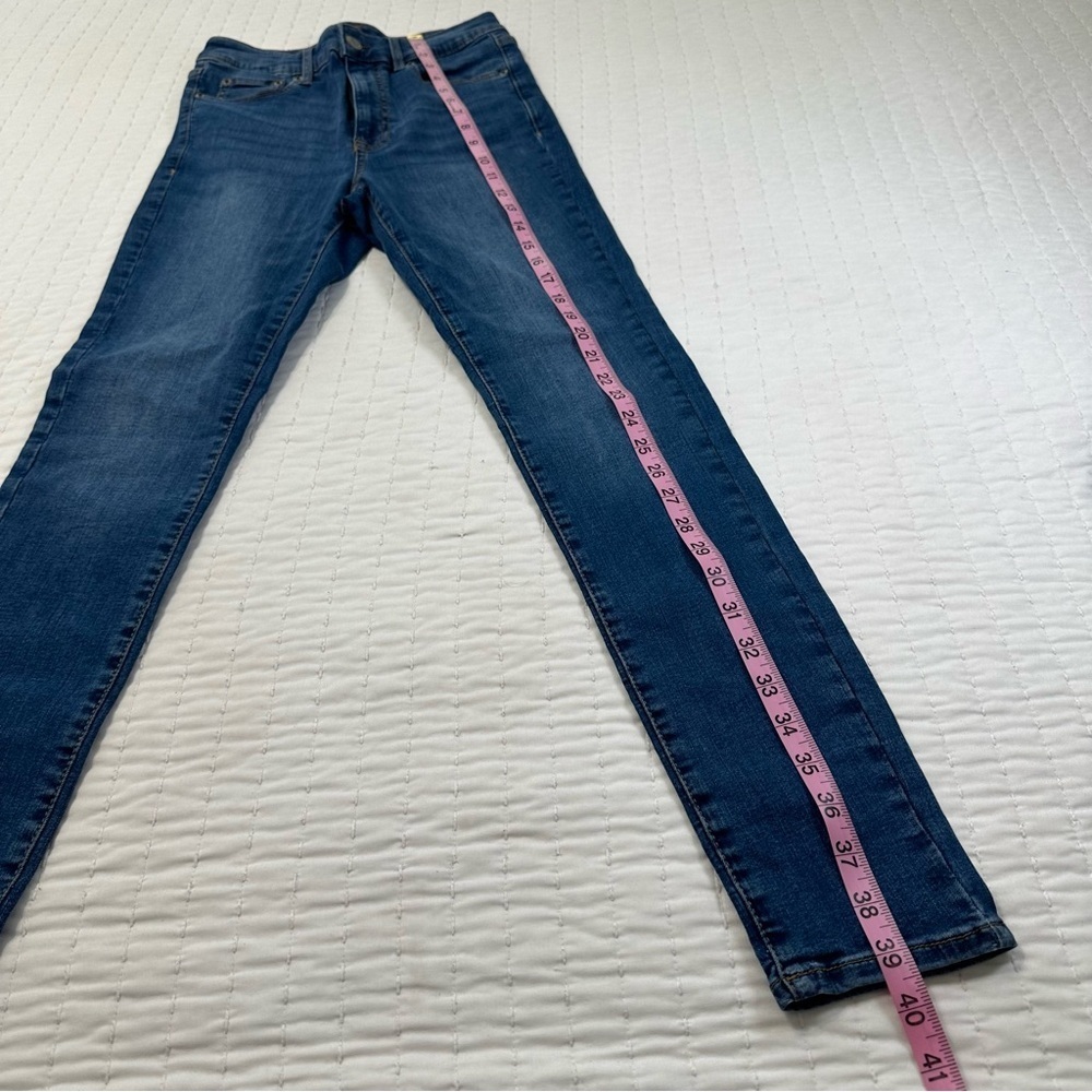 Aeropostale Super High Rise Jegging Women's Dark Blue Skinny Jeans - Picture 7 of 11